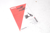 Yamaha Jog Z Operators Manual