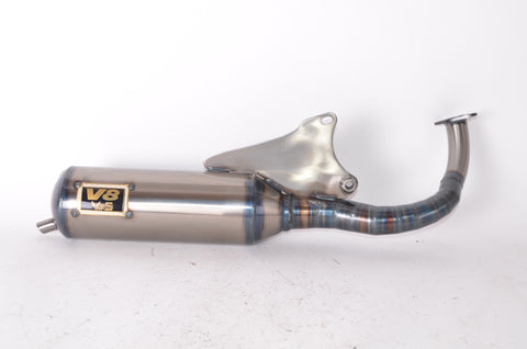 V8 Aftermarket Exhaust Horizontal Minarelli