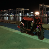 Asta de bandera para scooter